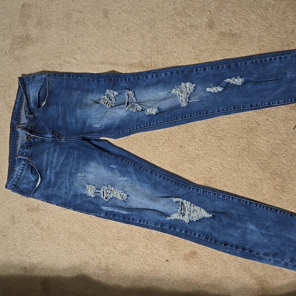 Stretchy skinny jeans